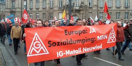 Manifestation contre Bolkenstein, Strasbourg