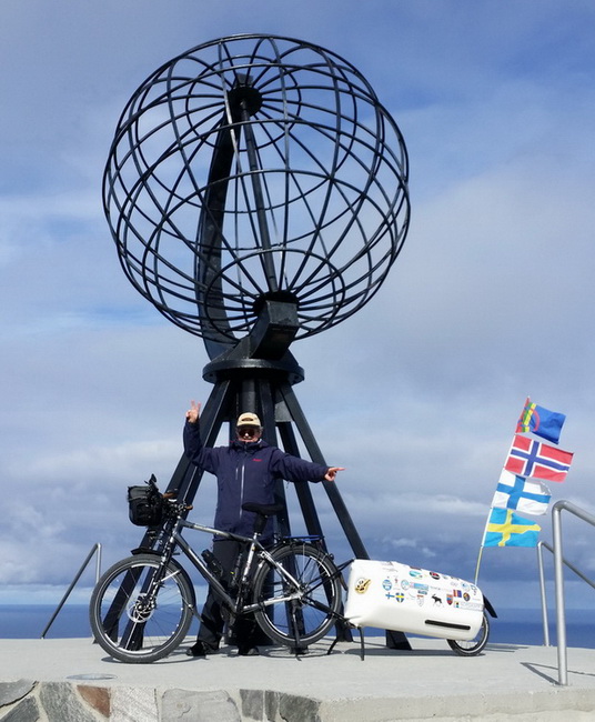 août 2016 - 2ème conquête du Cap Nord à vélo à traction animale